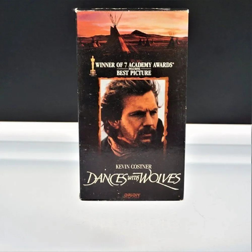 Dances With Wolves Vintage VHS Kevin Costner 1990 Orion Video